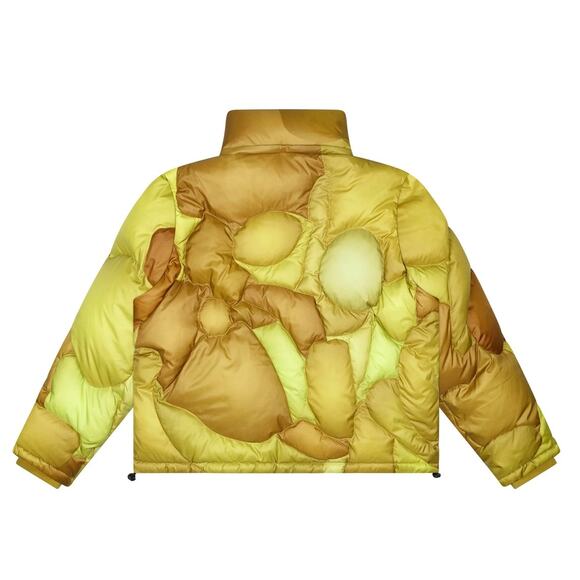 KidSuper Kissing Puffer Gold with Detachable Hood - Picture 7 of 7
